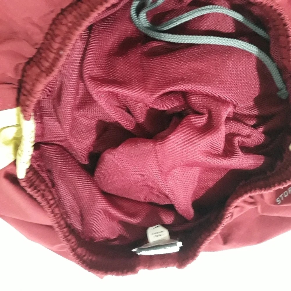 Nike Red and Yellow Joggers with Elastic Waistband Unisex Lined Pants Medium